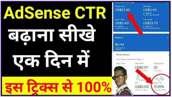 AdSense CTR Kaise Badhaye