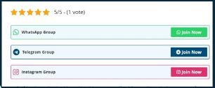 Add Join WhatsApp Telegram Group Buttons