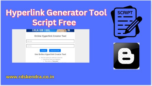Hyperlink Generator Tool Script Free