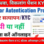 UP Pension KYC Status Online